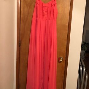 Coral Maxi Dress
